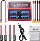 9 9 New 100wx4 10ax4 Rc Lipo Charger Discharger 4ch Intelligent Lipo Charger