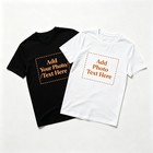 Personalized Custom Photo T-shirt Gift For Dad Fathers Day Soft Cotton