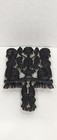 Cast Iron Black Footed Trivet Grapes Vintages 5 X 8  Beautiful Condition
