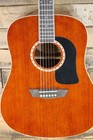 Washburn Wd100dl Dreadnought Mahogny Acoustic Guitar - Natural   r3453