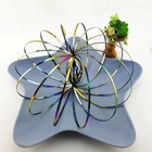1 Pcs Colorful Kinetic Toroflux Magic Ring Flow Fidget Stress Relief Toy Gift Uk