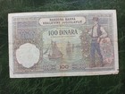 Yugoslavia Banknotes  100 Dinara 1929 - Verificato - Wwii Italian Occupation