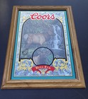 Cracked  Coors Beer Bull Elk Nature Series Wildlife Bar Mirror  00318 No  5
