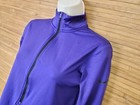 Nike Pro Hyperwarm Dri Fit 1 2 Zip Running Compression Womens Size Medium Purple