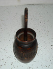 Antique Small Miniature 3 1 8  Wooden Churn Native Amerrican Folk Art Ny State