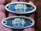 2 Vintage  1940 s -  1960 s Body By Fisher Emblems