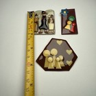Various Figures Signed People Pins By Lucinda Brooch Pin Lot Of 3