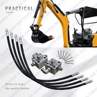 2 Three Way Diverter Valves Excavator For 1-2 Ton Chinese Mini Excavator