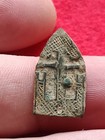 Authentic Medieval Appliques Lot With Castle Details  Bronze  Historic Era