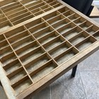 Antique Hamilton Printer s Drawer Letterpress Type Case Shadowbox Free-freight  