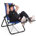 Leikefitness Ab Exercise Chair Core Strengthening   Foldable Equipment