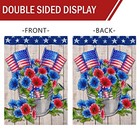 Patriotic July 4th Morning Glory American Garden Flag  America   Memorial Day