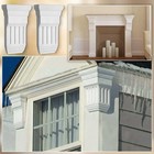 Briwooody 2pc Unfinished Corbel Bracket Paintable Wood Shelf Support 10in