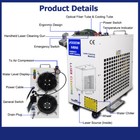 Industry 1500w Handheld Fiber Laser Cleaning Machine Rust Oil Paint Removal Us