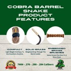 Gun Cleaning Bore Cleaner Snake Rope 7 Mm Rifle Pistol  270 Brushes Barrel Fast