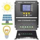 100a Mppt Solar Charge Controller Intelligent Regulator Useful For Solar Panel