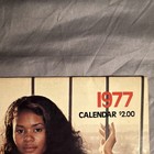 Rare Vintage 1977 Jet Magazine Pin-up Calendar  complete  excellent Condition 