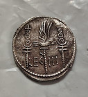 Roman Silver Coin Mark Antony  32-31bc Denarius Leg Iii