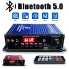 400w 12v 2 Channel Bluetooth Stereo Audio Power Amplifier Hifi Bass Amp Car Home