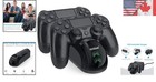 Ps4   Ps4 Pro Controller Charger Dock - Dual Usb Fast-charging Station  Black