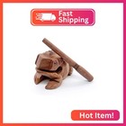 Bsiri 4  Frog Guiro Rasp - Small Instrument Musical Wooden Percussion Wood Block