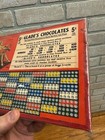 1940s Glade s Chocolates 5 Cent Punch Board trade Stimulator Pinup Girlie Unused