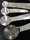 All-clad Stainless Steel 4 Piece Measuring Spoon Set Stainless Steel New