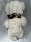 Hand Made 10  White Mink Fur Teddy Bear - Rotatable Suede Paws And Legs  Signed