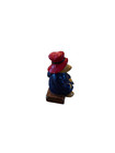Vintage 1982 Eden Paddington Bear Vinyl Figure Sitting On Suitcase