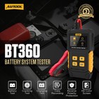 12v 24v Car Battery Tester Truck Battery Analyzer Cranking Charging Voltage Test