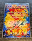 Eric Clapton Edward Vela Art Card 25 50