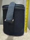 Vintage Travel Gear Carry On Train Case Black Cosmetic Luggage Good Used Cond