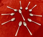 Set Of 11 Norwegian Th Marthinsen 830s Silver    arvsilver    4    Demi Spoons 78 Gram