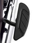 Black Front Rear Floorboards 1 25  Long Angled Footpegs Airflow Touring