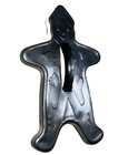 Vintage Aluminum Classic Christmas Cookie Cutter Gingerbread Man Cowboy Holster