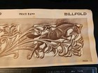 Vintage Craftaid Leather Template Horse Jumping  No  3950 Billfold Pattern 