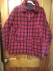 Vtg Woolrich Buffalo Plaid Hunting Set Wool Jacket Pants Suspenders   Hat 1980s