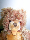 Vintage Jointed Mohair Teddy Bear Brown Tan Curly Long Hair 11  Open Mouth