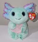 Ty Beanie Baby Bellies - Alex The Axolotl  6 Inch  New Mwmts Stuffed Animal Toy
