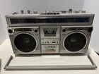 Audiologic Scr-3266 Boombox Am fm Stereo studio Two Cassette Recorder - Read