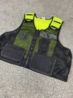 Black   Yellow Mesh Vest Event Marshall Security Sia