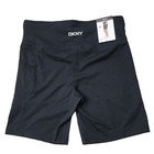 Dkny Women s Buttery Soft Lightweight Mid-rise 7  Inseam Bike Short