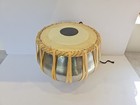 Rare Vintage Baya Tabla Dayan Metal Hand Drum Bina India Percussion Instrument