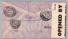 Peru 1944 Postal Censored Reg Airmail Cover Mult Franking Addr Usa   Postmark
