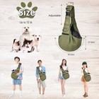 Cuby Cuby Adjustable Dog Cat Sling Padded Hard Bottom Pet Shoulder Carrier Sling