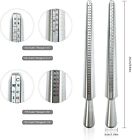 Metal Ring Sizer Gauge Mandrel Finger Sizing Measure Stick Standard Tool Sliver