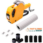 Labeling Machine 8 Digit Price Tag Gun With 5000 Sticker Labels   1 Ink Refill