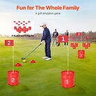 Backyard Golf Game 9 Hole Portable Outdoor Bucket Golf Game For Kids And Adults