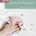 Clear Shower Curtain Liner With 3 Magnets  72x72 Premium Flexible Sturdy Plastic