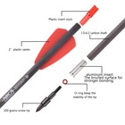 12pcs 7 5 inch Crossbow Bolts Carbon Arrows 2  Vanes Sports Crossbow Hunting New